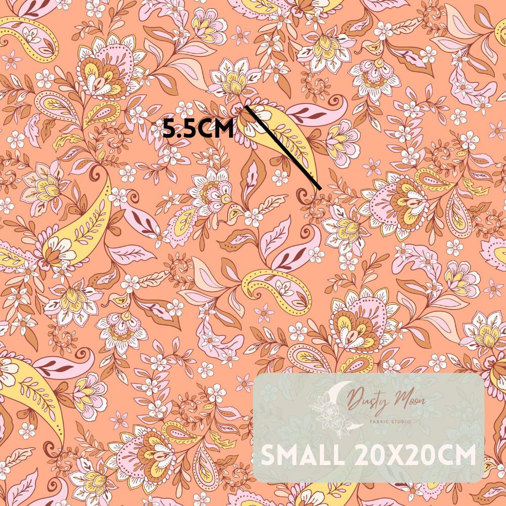 Boho Paisley Orange | Pre Order 19th - 25th June
