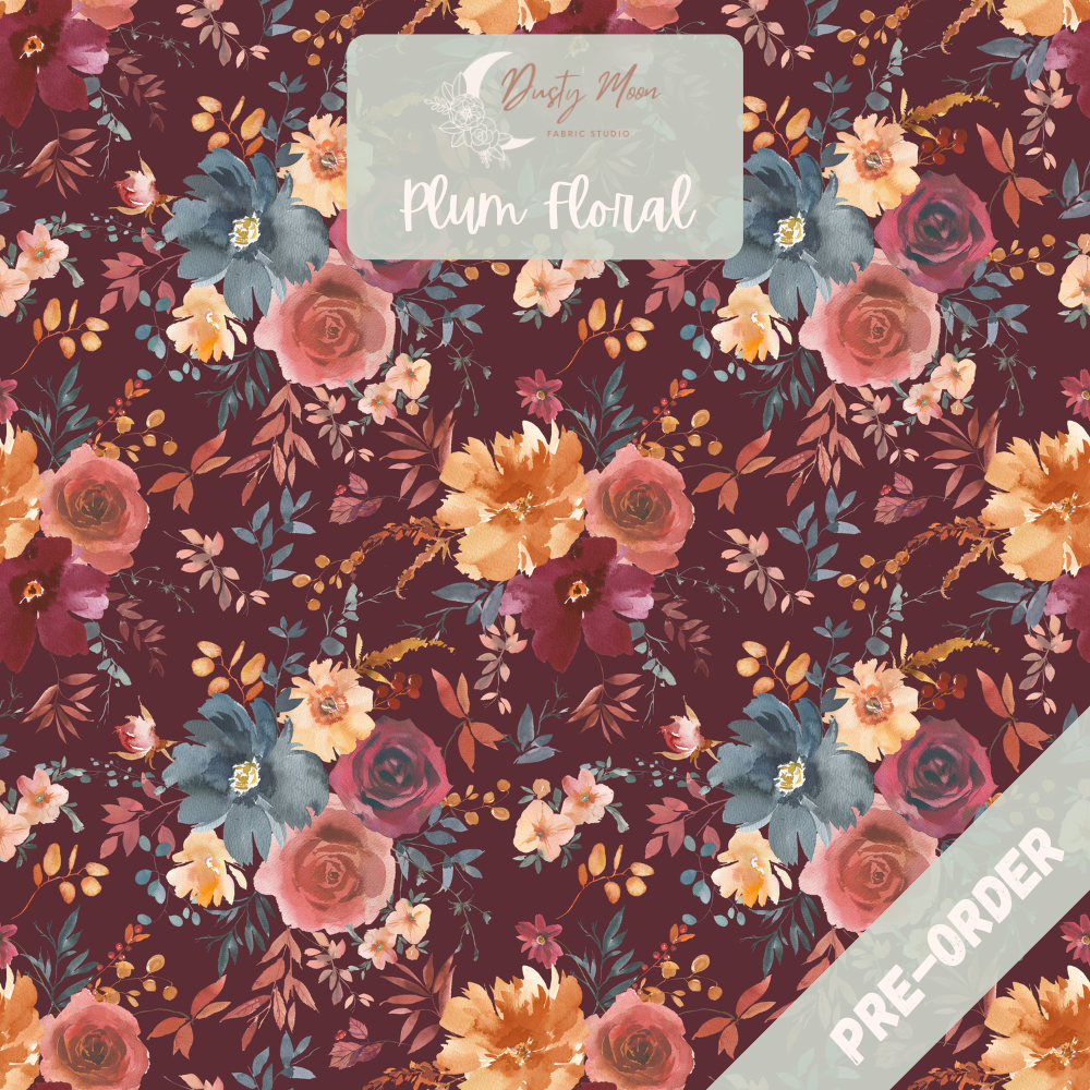 Plum Floral | Christmas Pre Order 19th - 25th June