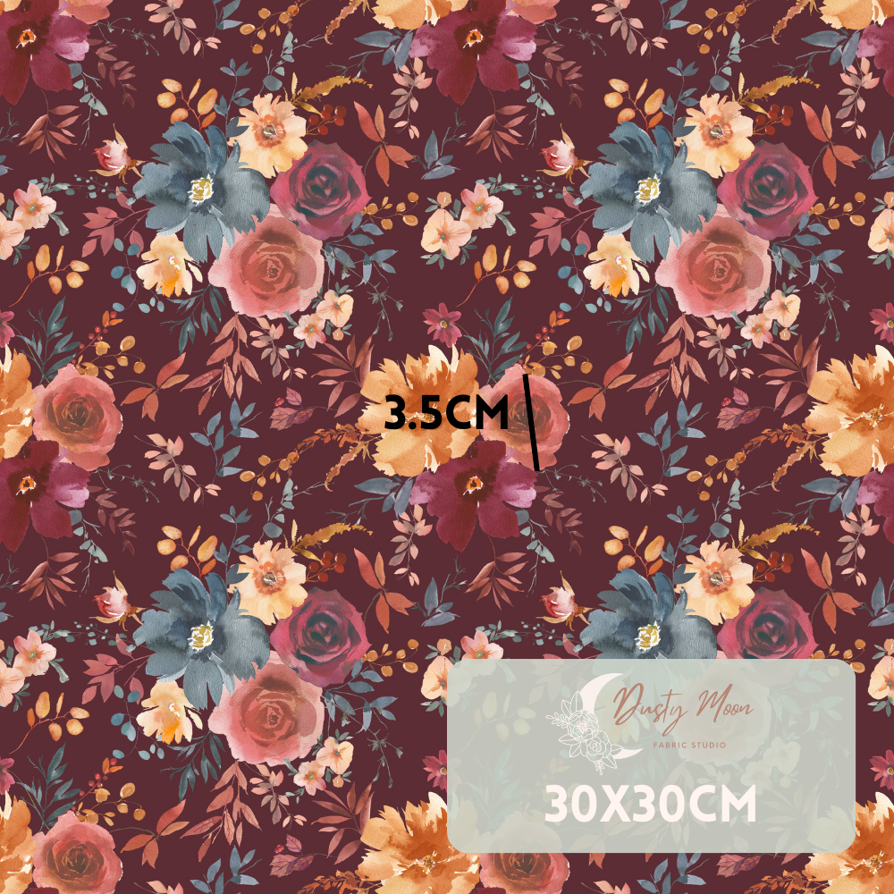 Plum Floral | Christmas Pre Order 19th - 25th June