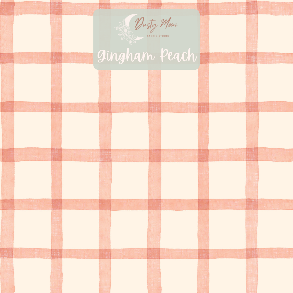 Petal Hare Gingham Peach | Pre Order 19th - 25th June
