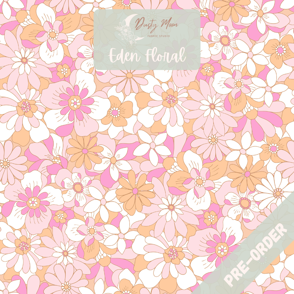Eden Floral Orange Pink | Pre Order 19th - 25th June