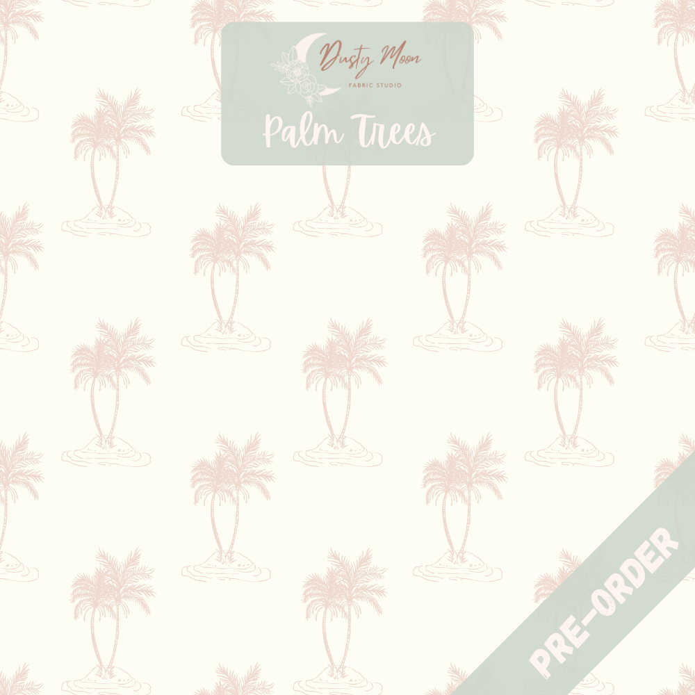 Palm Trees Cream Blush | Pre Order 19th - 25th June