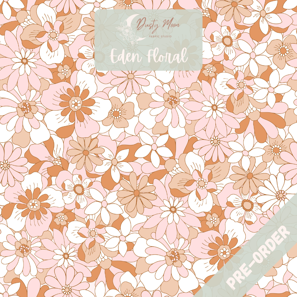 Eden Floral Brown Pink | Pre Order 19th - 25th June