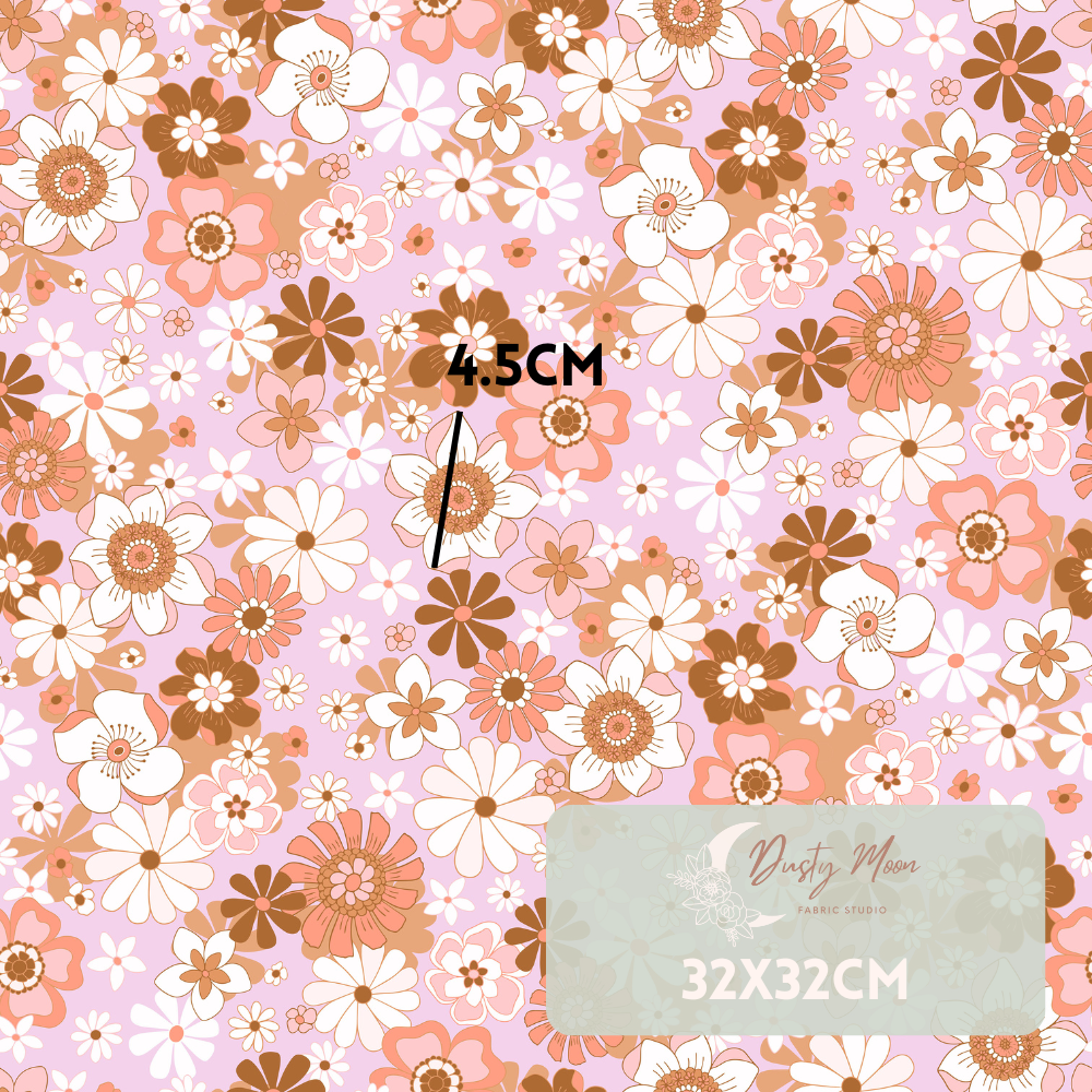 Retro Blooms Blush | Pre Order 19th - 25th June