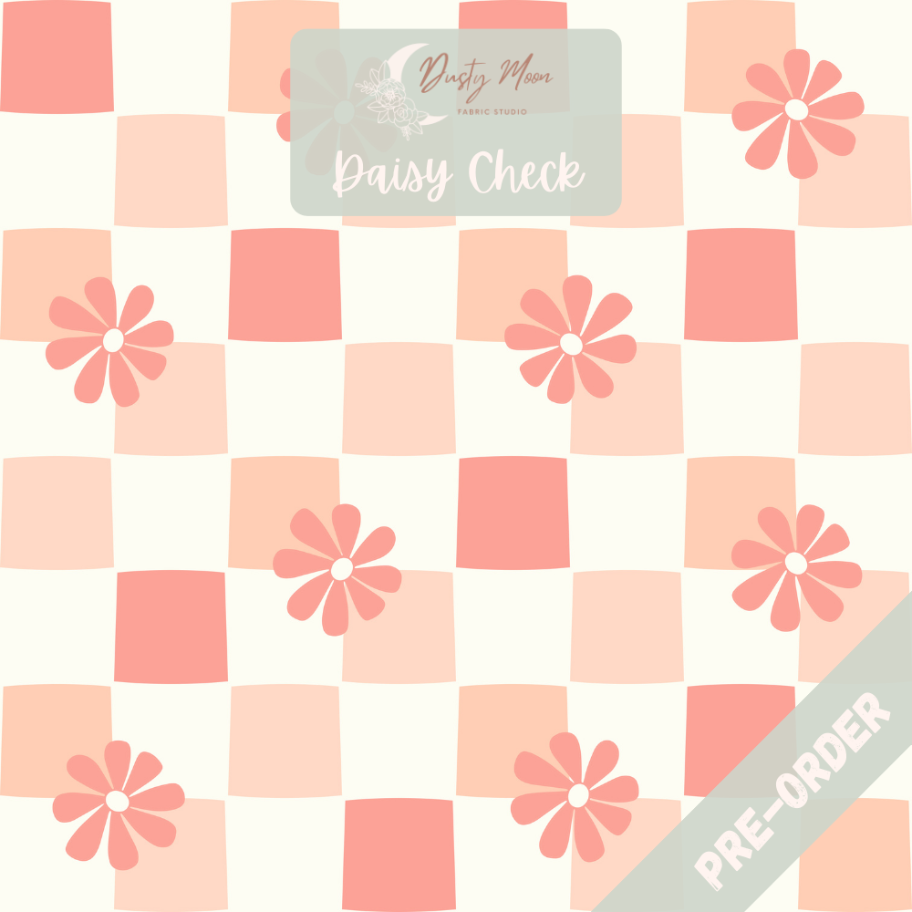 Daisy Check Peach | Pre Order 6th - 13th May