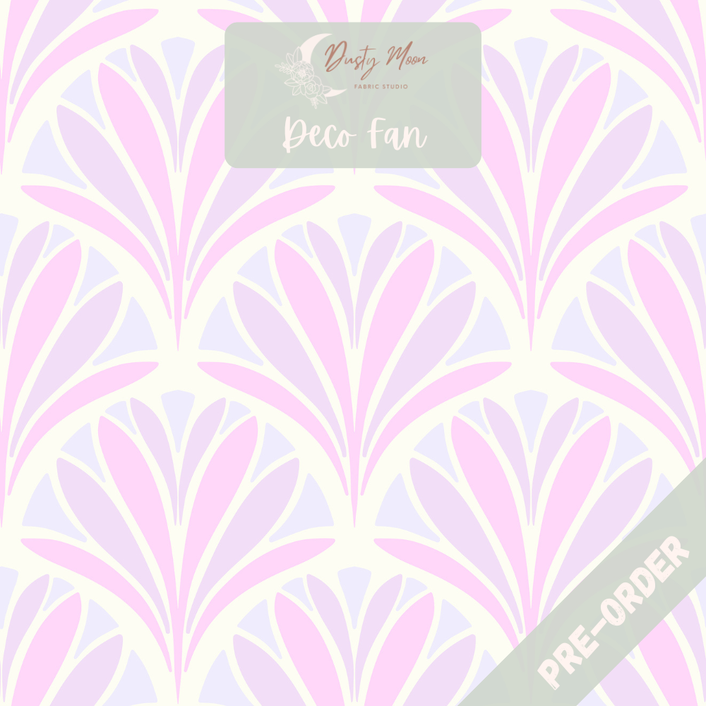 Deco Fan Purple Pink | Pre Order 19th - 25th June