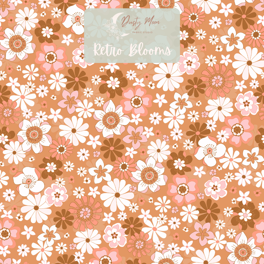 Retro Blooms Brown | Pre Order 18th Feb - 24th Feb