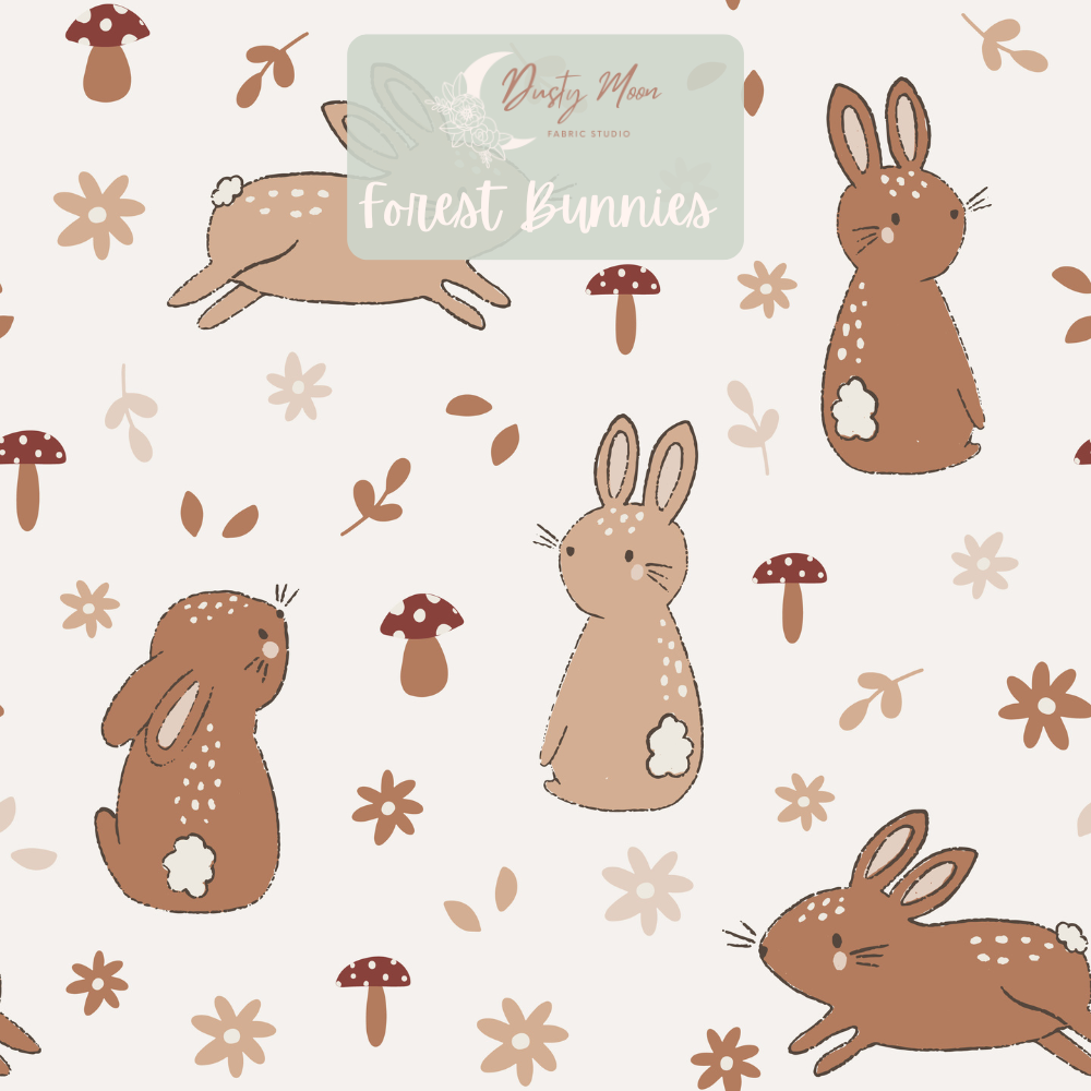 Forest Bunnies Beige | Pre Order 19th - 25th June