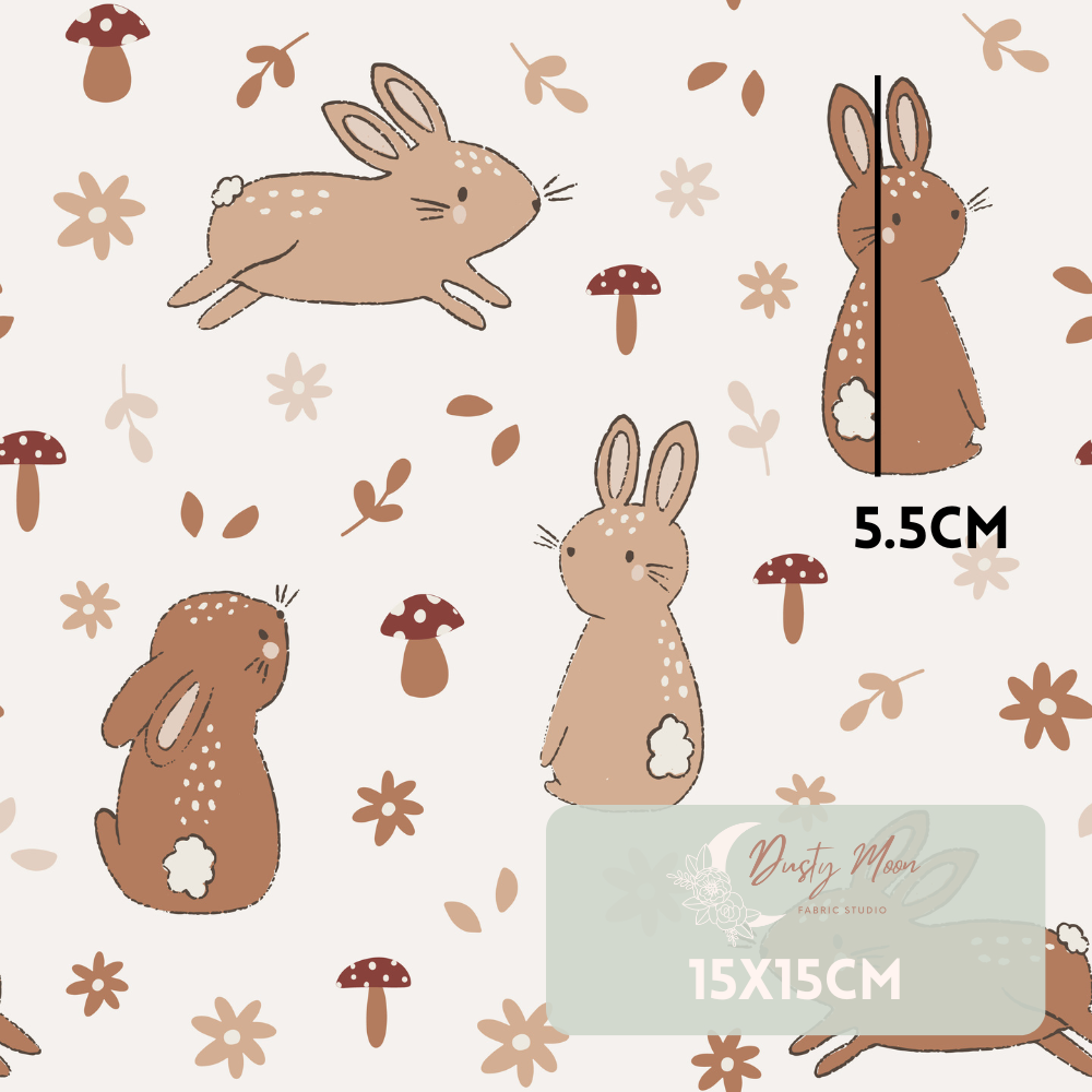 Forest Bunnies Beige | Pre Order 19th - 25th June