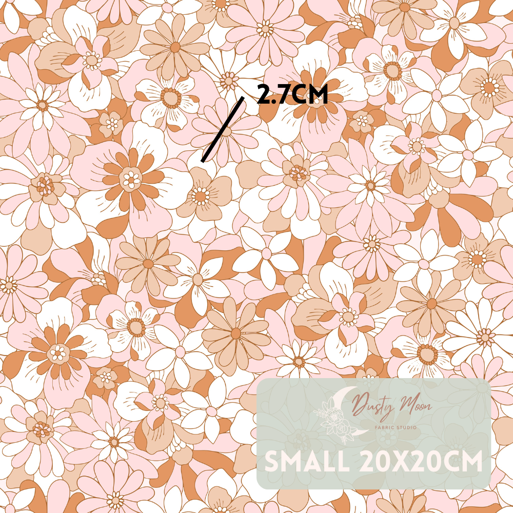 Eden Floral Brown Pink | Pre Order 19th - 25th June