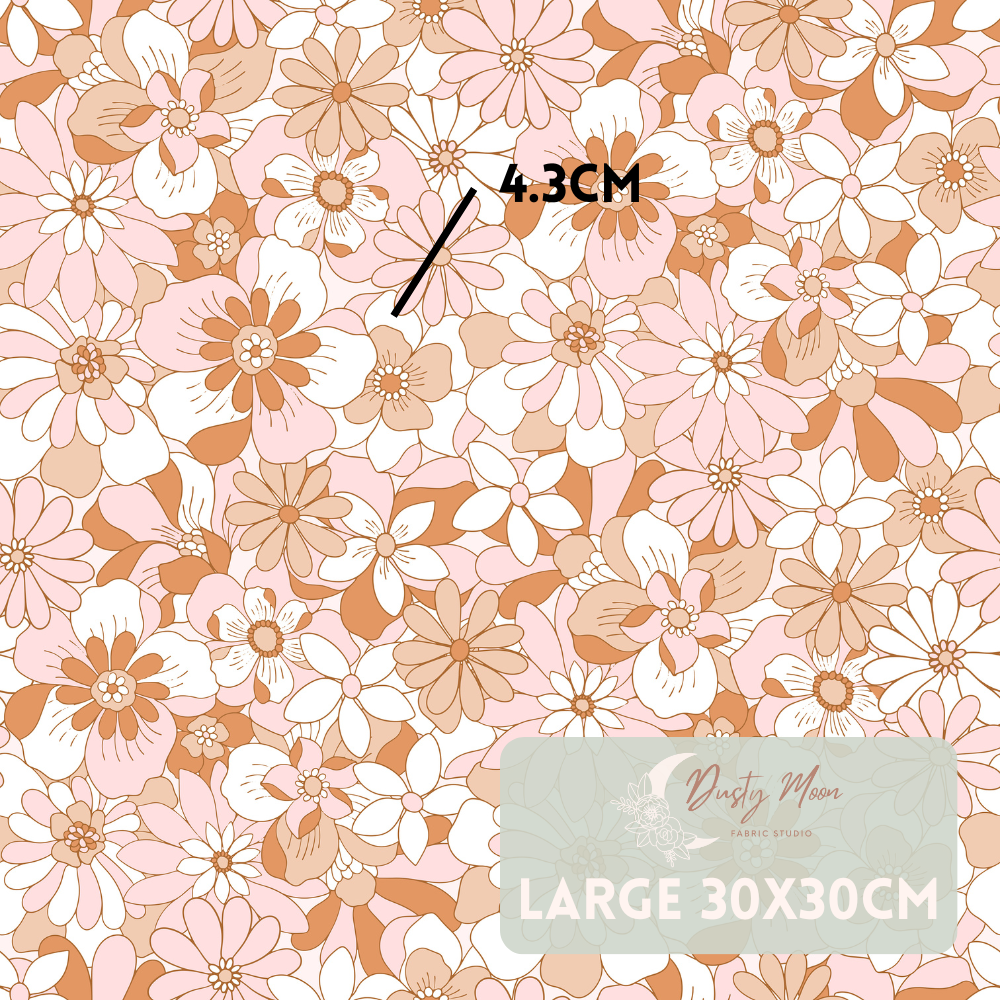 Eden Floral Brown Pink | Pre Order 19th - 25th June