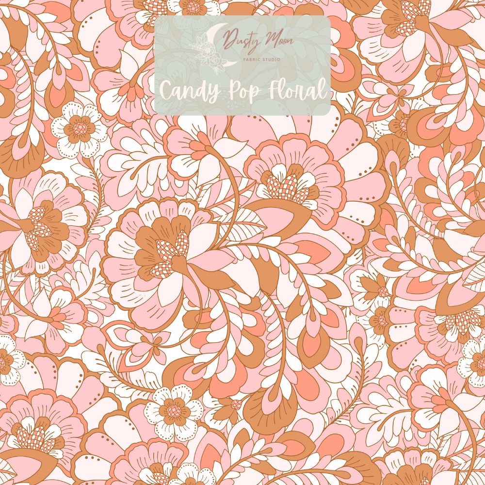 Candy Pop Floral Brown | Pre Order 19th - 25th June