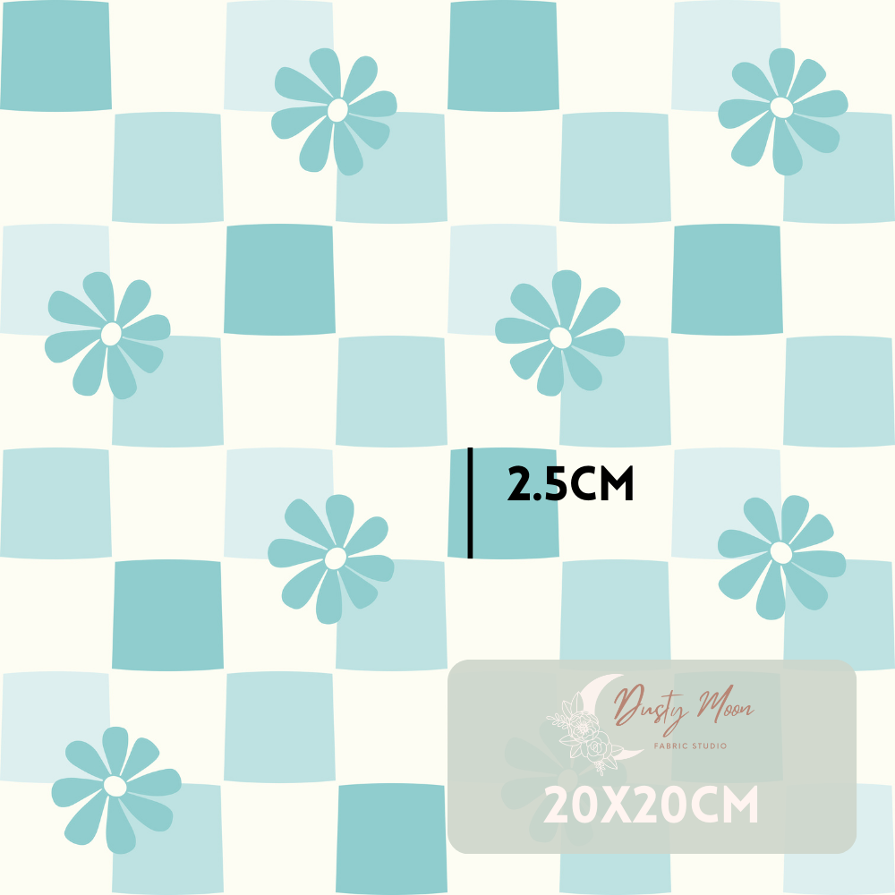 Daisy Check Blue | Pre Order 19th - 25th June