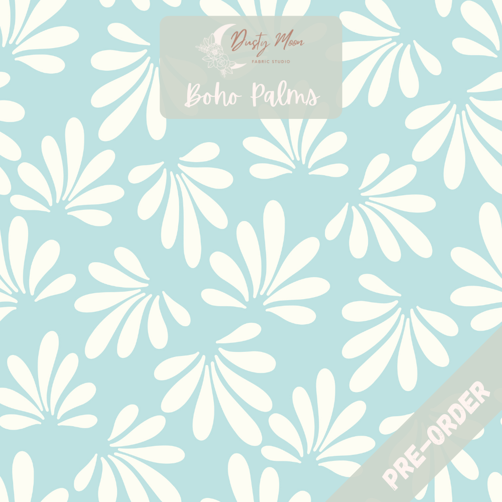 Boho Palms Blue | Pre Order 19th - 25th June