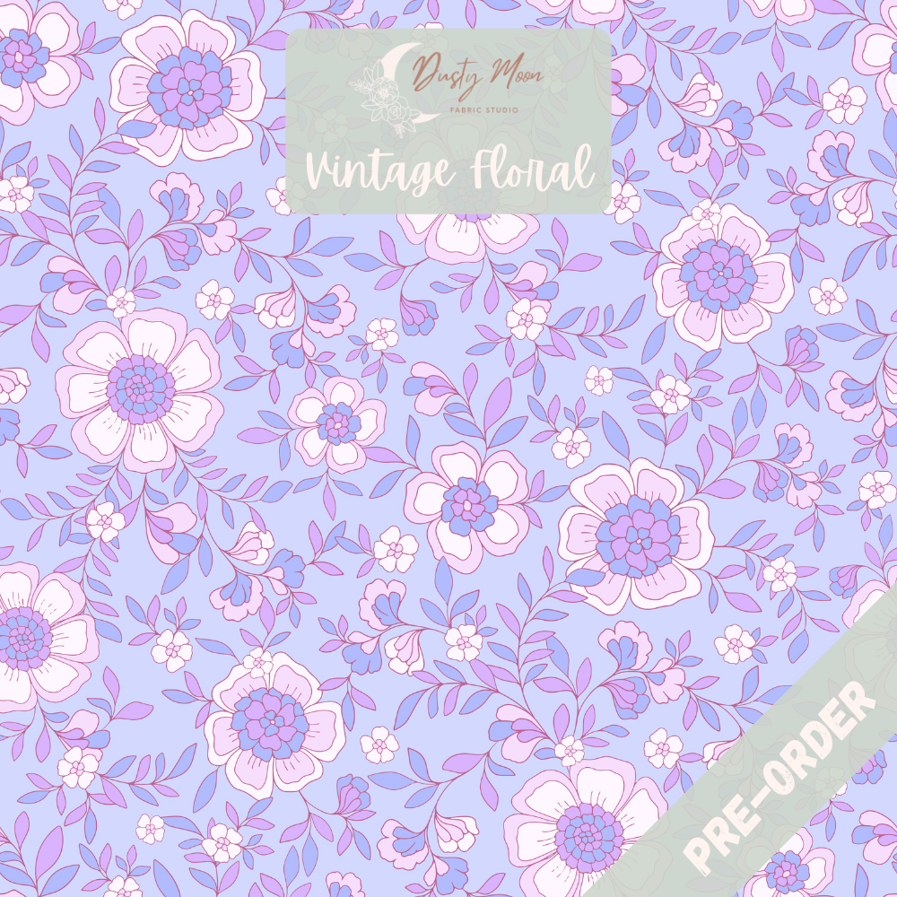 Vintage Floral Purple | Pre Order 26th Mar - 2nd Apr
