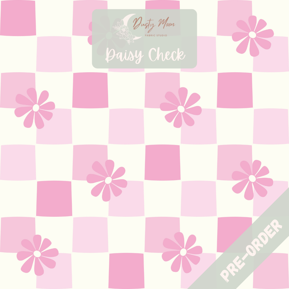 Daisy Check Pink | Pre Order 19th - 25th June