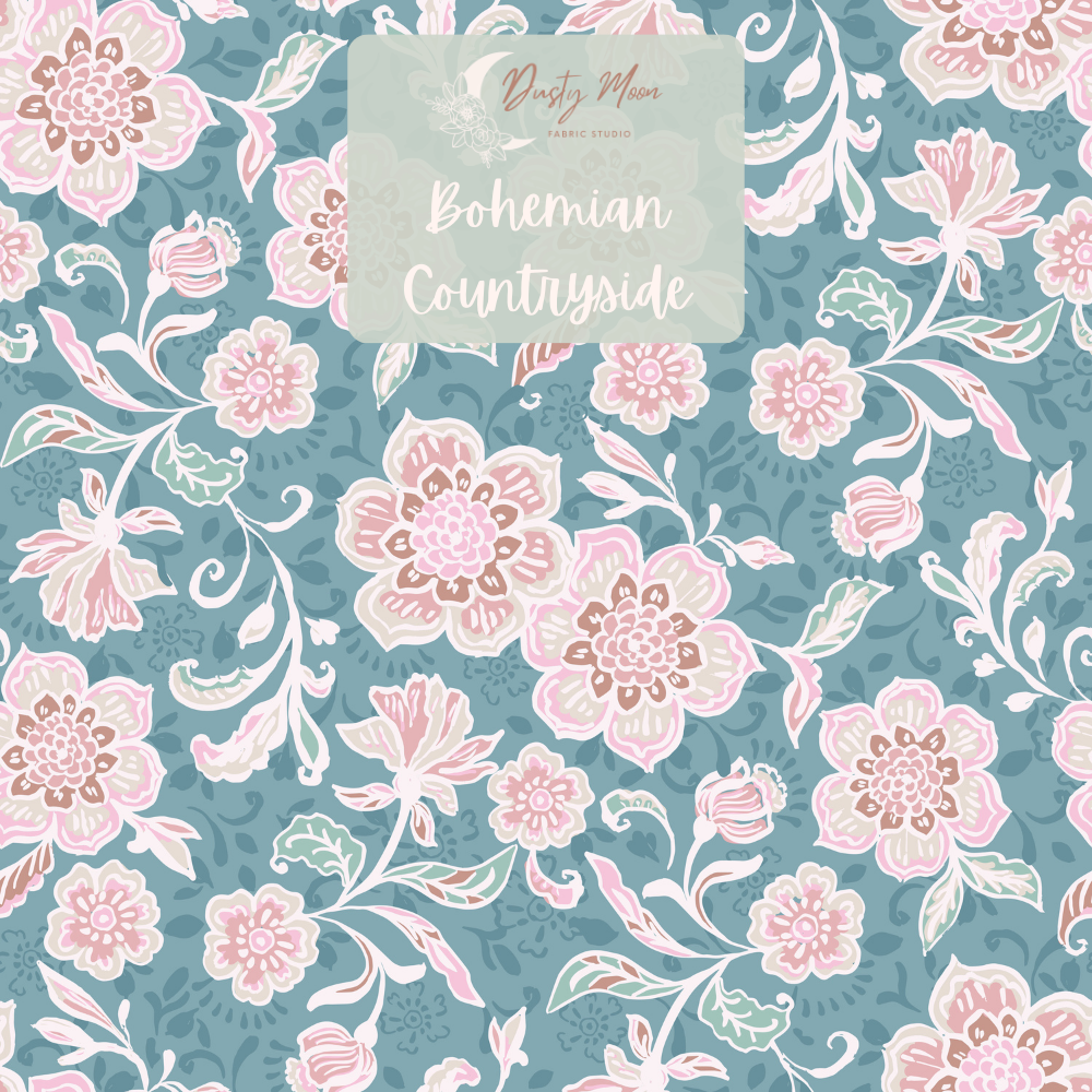 Bohemian Countryside Teal | Pre Order 19th - 25th June
