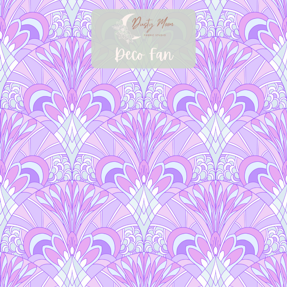 Deco Fan Purple | Pre Order 19th - 25th June