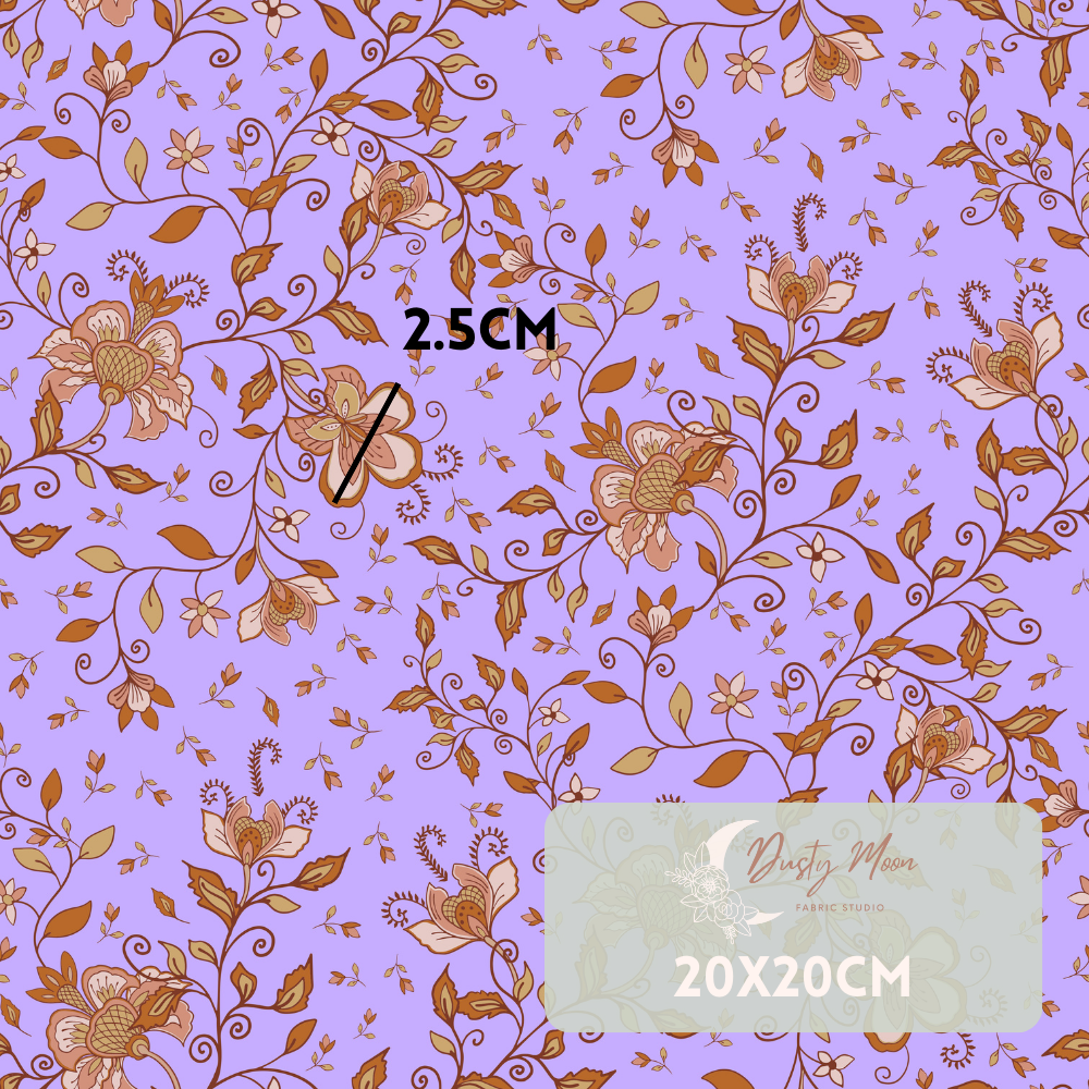 Folk Floral Purple | Pre Order 19th - 25th June