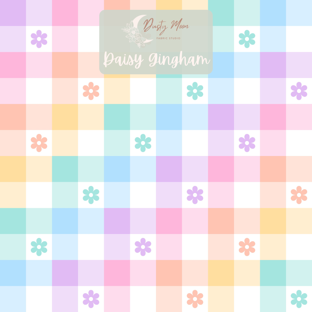 Rainbow Daisy Gingham | Pre Order 19th - 25th June