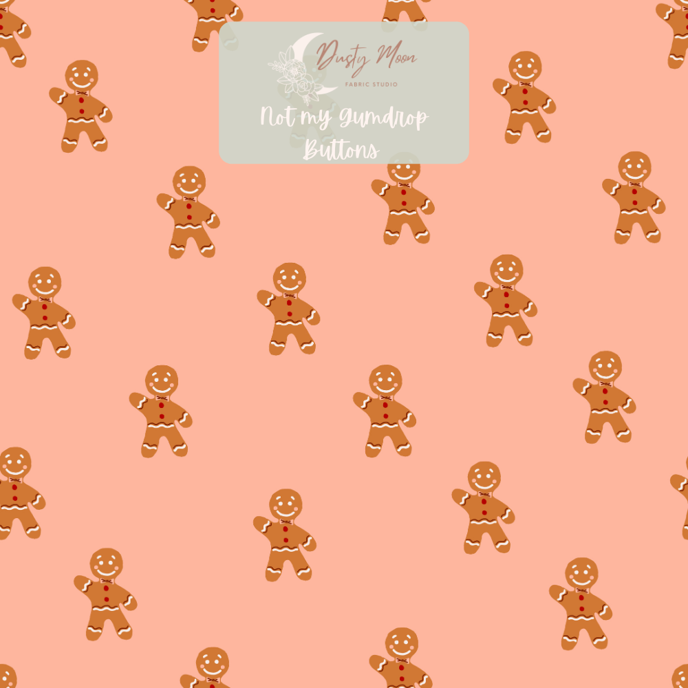 Not The Gumdrop Buttons Coral | Christmas Retail