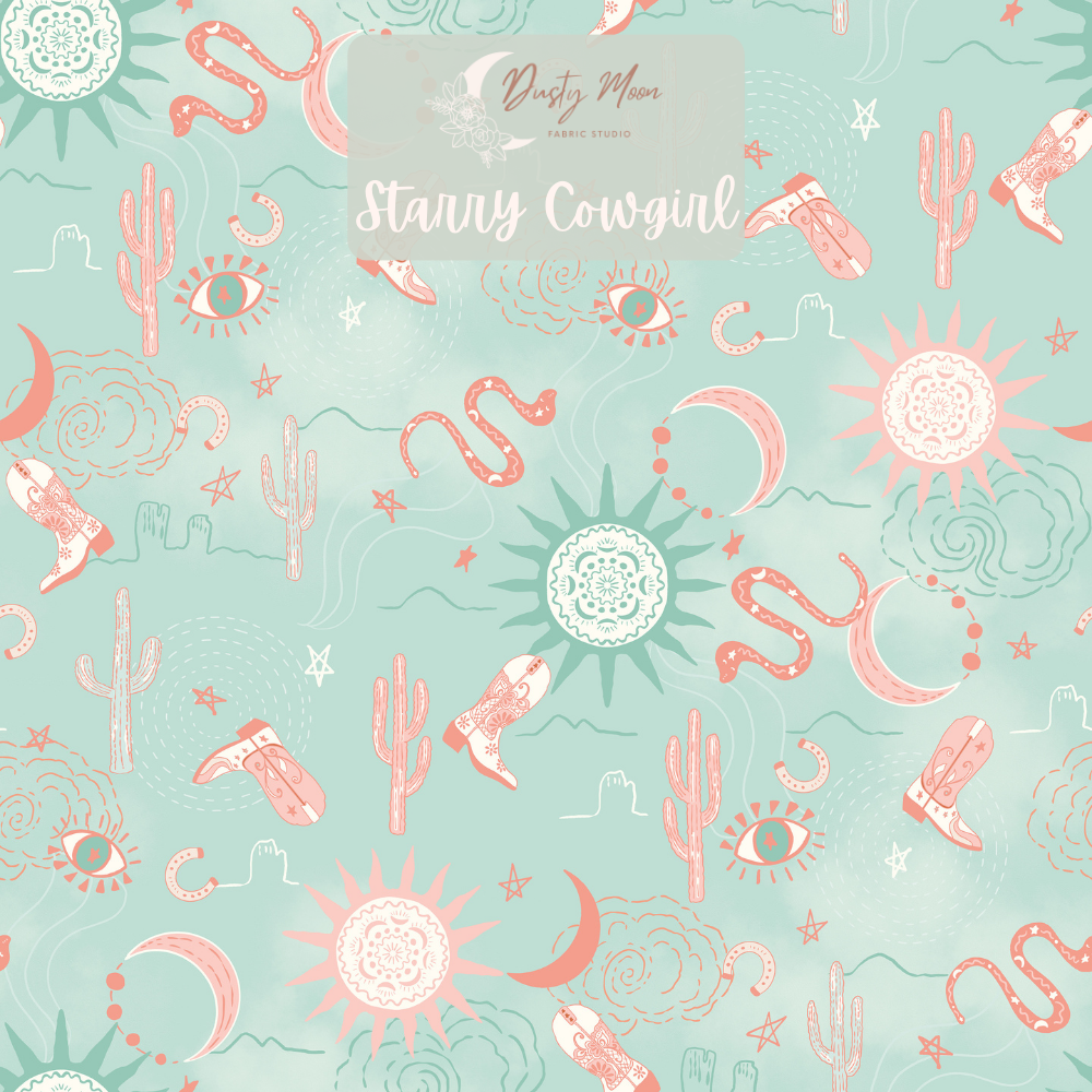 Starry Cowgirl Mint Pink | Pre Order 19th - 25th June