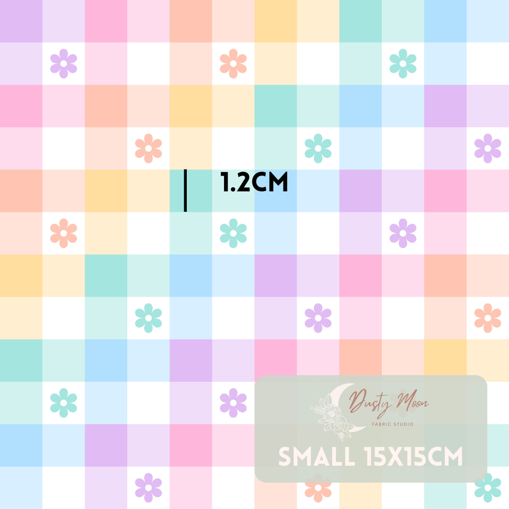Rainbow Daisy Gingham | Pre Order 19th - 25th June
