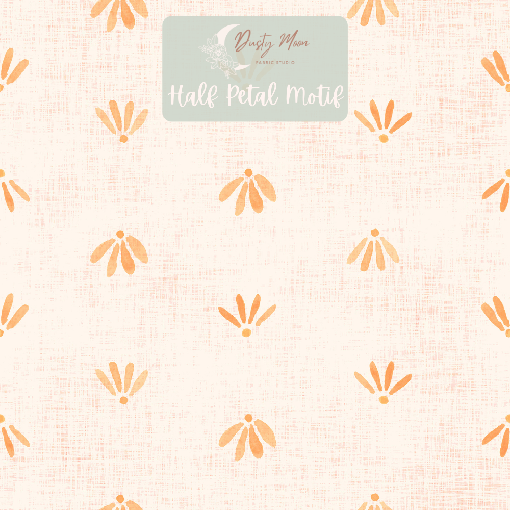 Half Petal Motif Ochre | Pre Order 19th - 25th June