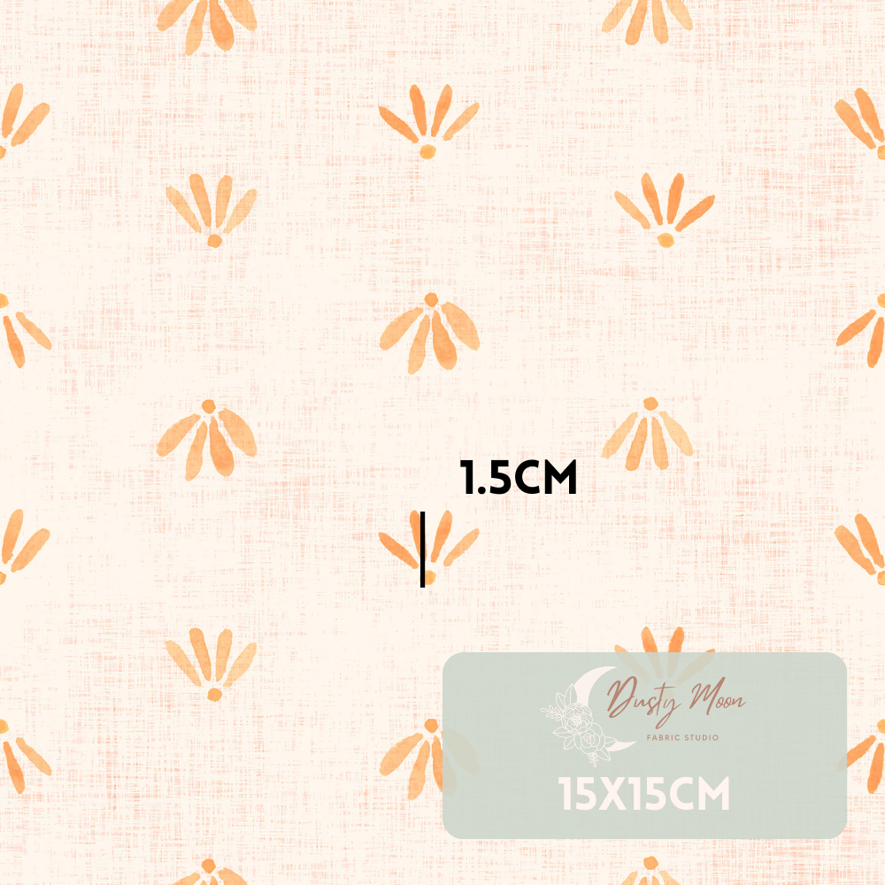 Half Petal Motif Ochre | Pre Order 19th - 25th June