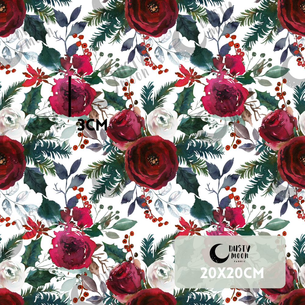 Winter Roses Woven | Christmas Retail