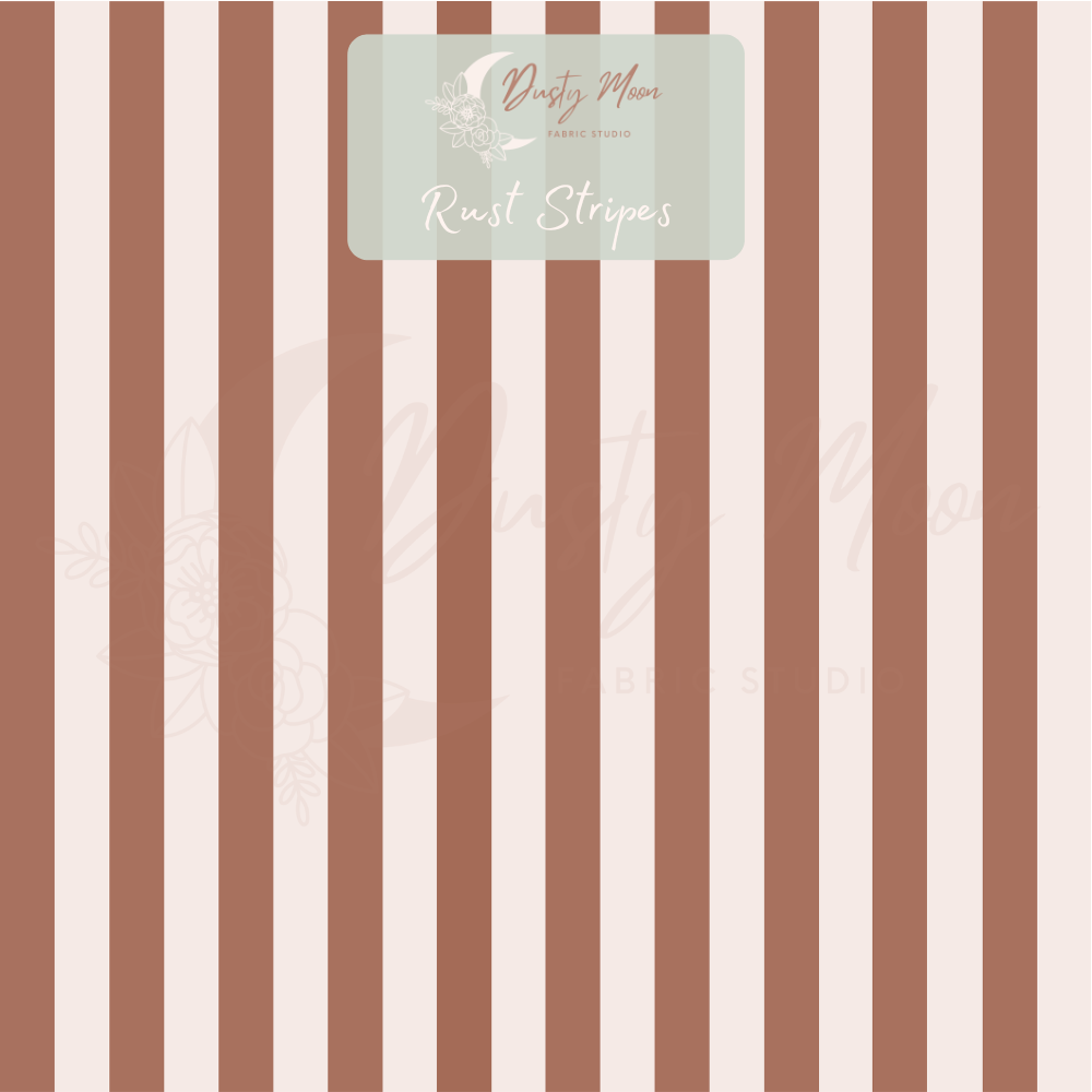 Rust Stripes Cotton Woven | Retail