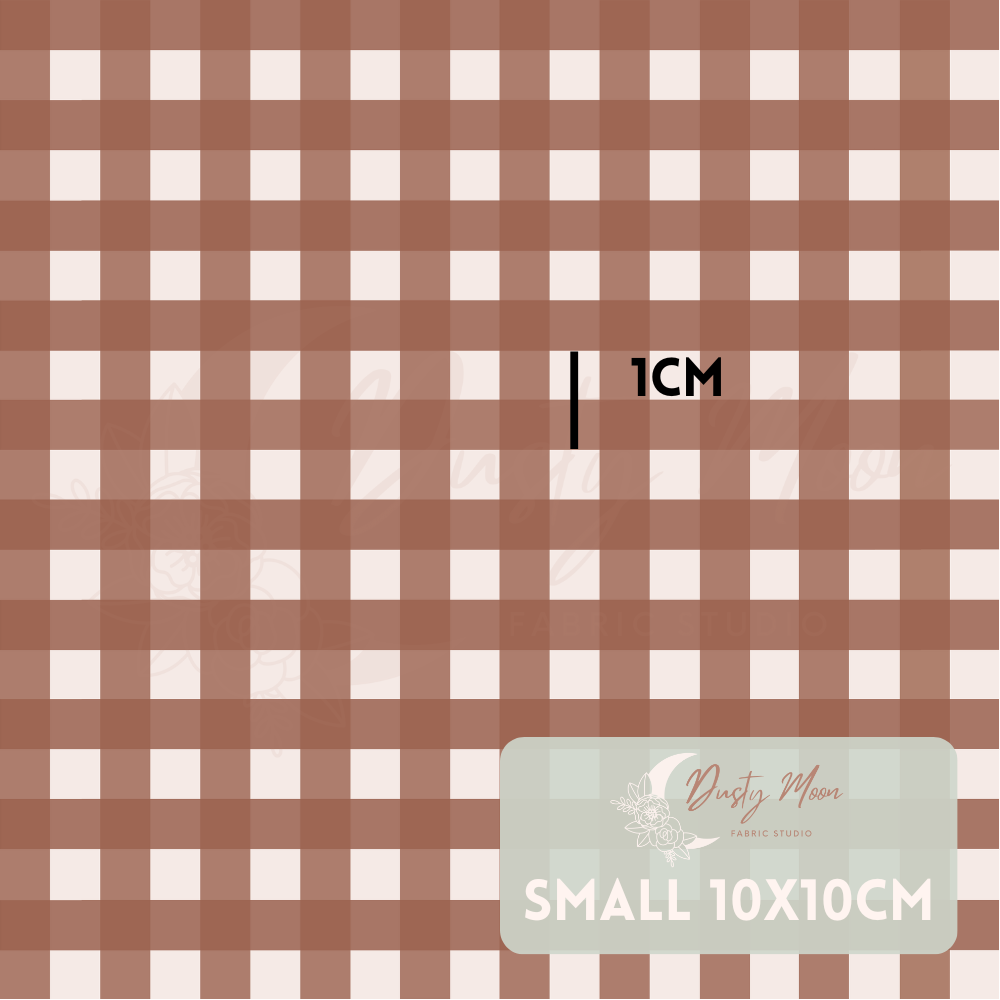 Rust Gingham | Pre Order 26th Mar - 2nd Apr