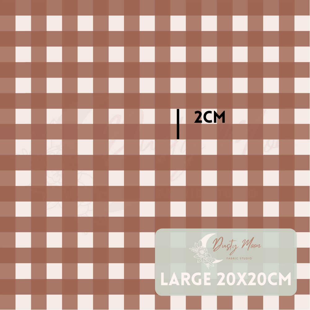 Rust Gingham | Pre Order 26th Mar - 2nd Apr