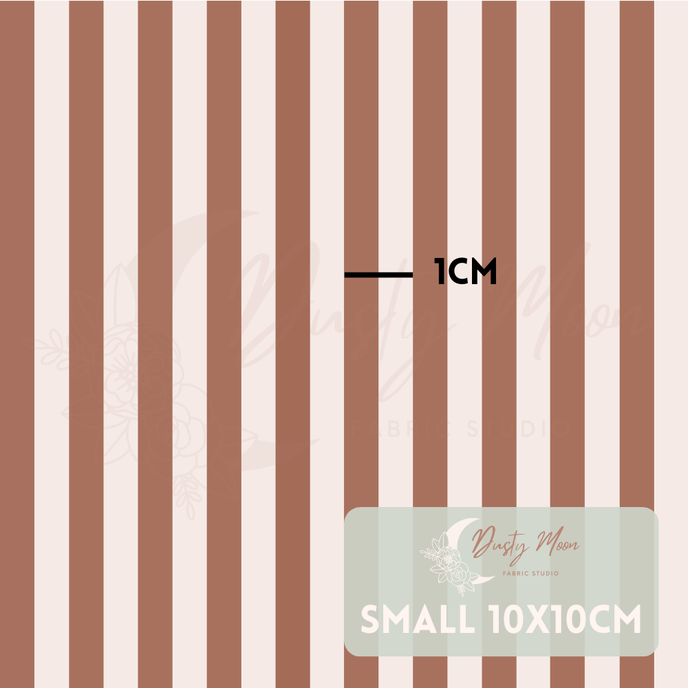 Rust Stripes Cotton Woven | Retail
