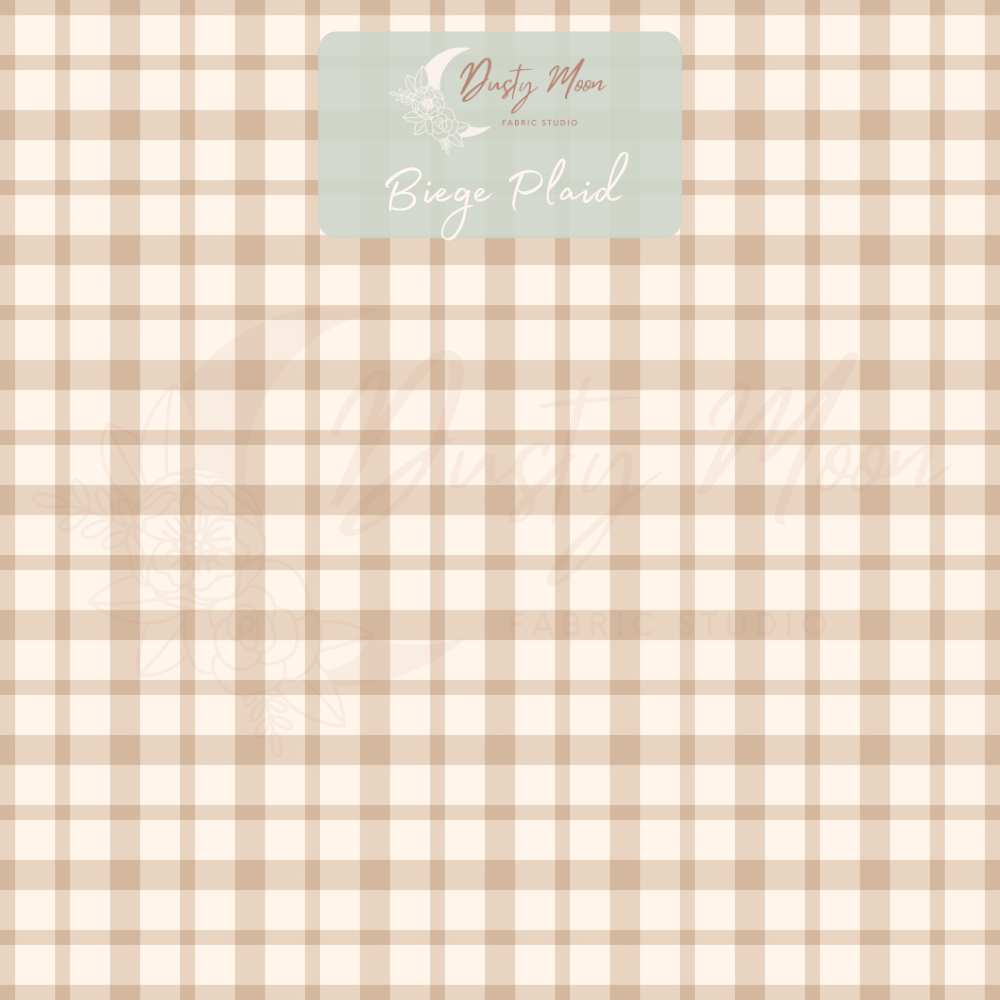 Beige Plaid | Pre Order 6th - 13th May