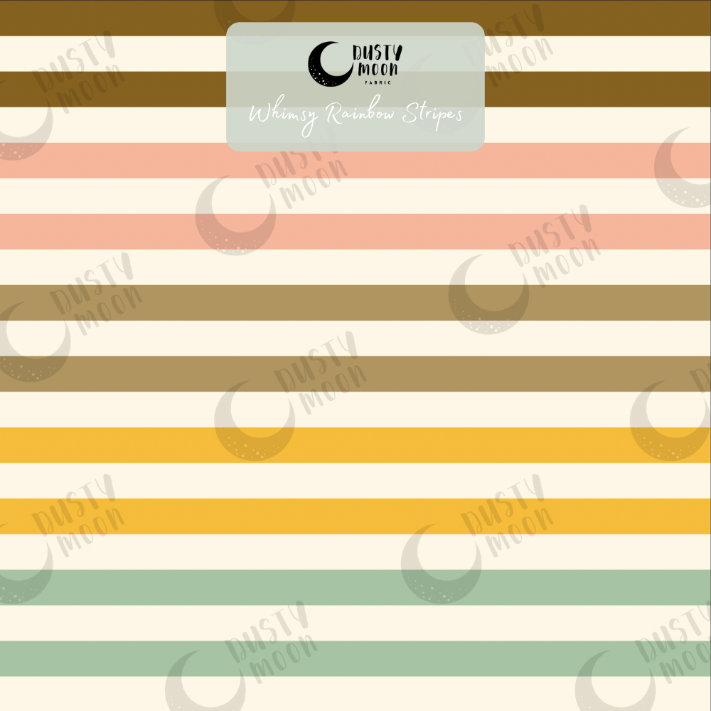 Whimsy Rainbow Stripes | Pre Order 19th - 25th June