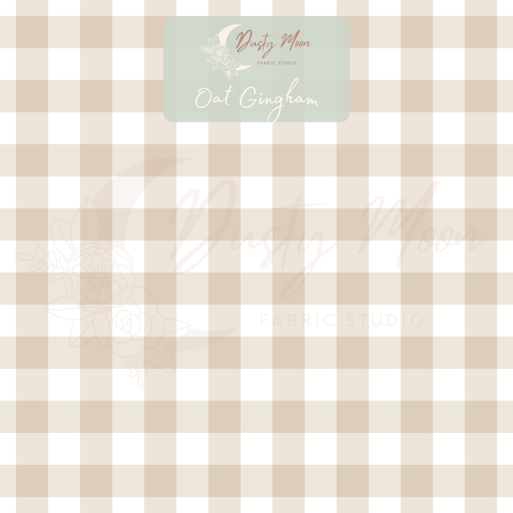 Oat Gingham | Pre Order 19th - 25th June