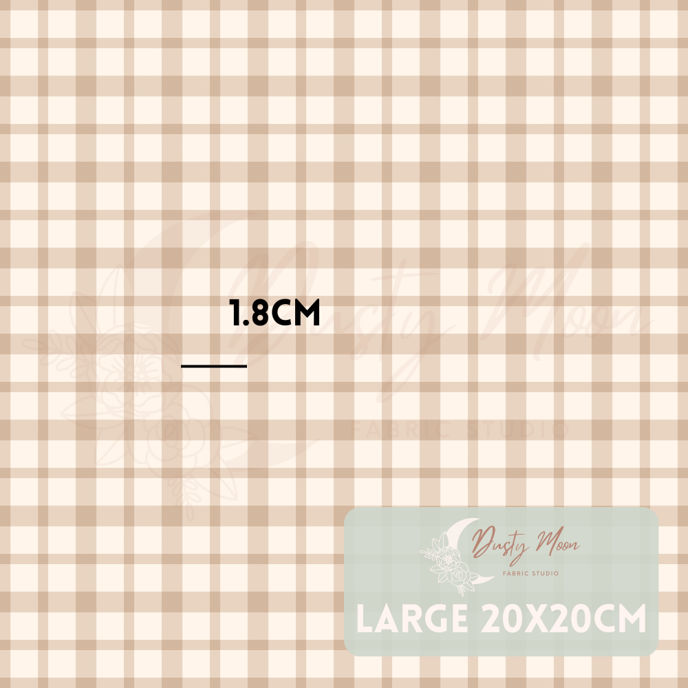 Beige Plaid | Pre Order 6th - 13th May