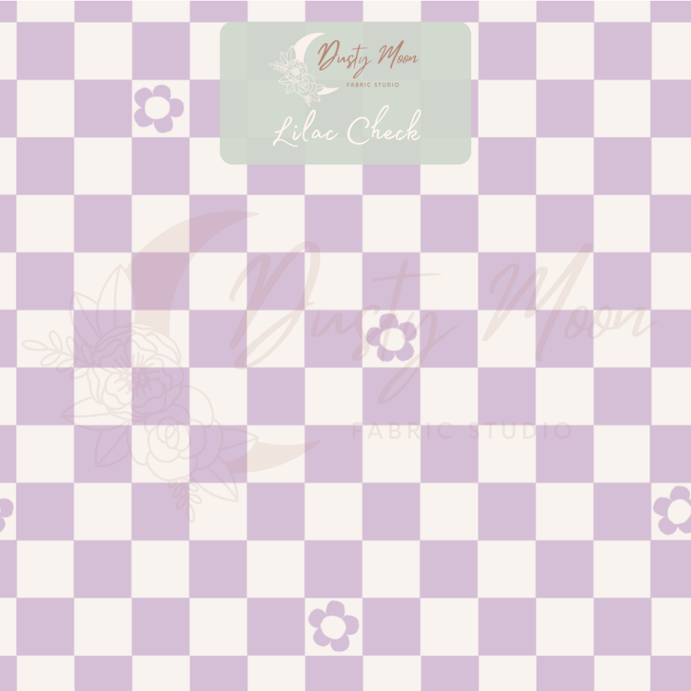 Lilac Check | Pre Order 18th Feb - 24th Feb