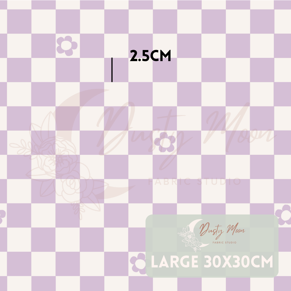 Lilac Check | Pre Order 18th Feb - 24th Feb