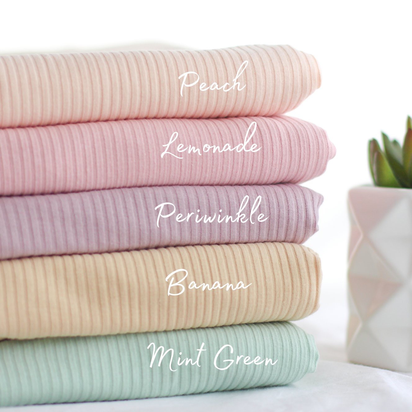 Ribbed 4*3 Knit | Banana
