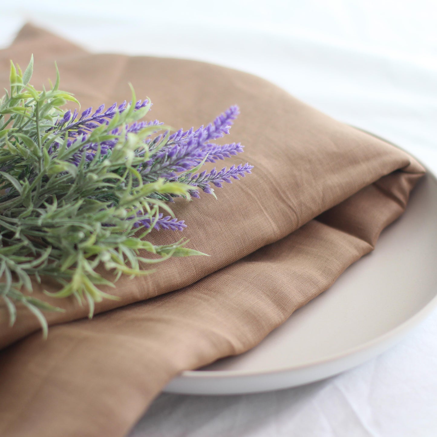 Pure Linen Fabric | Coffee