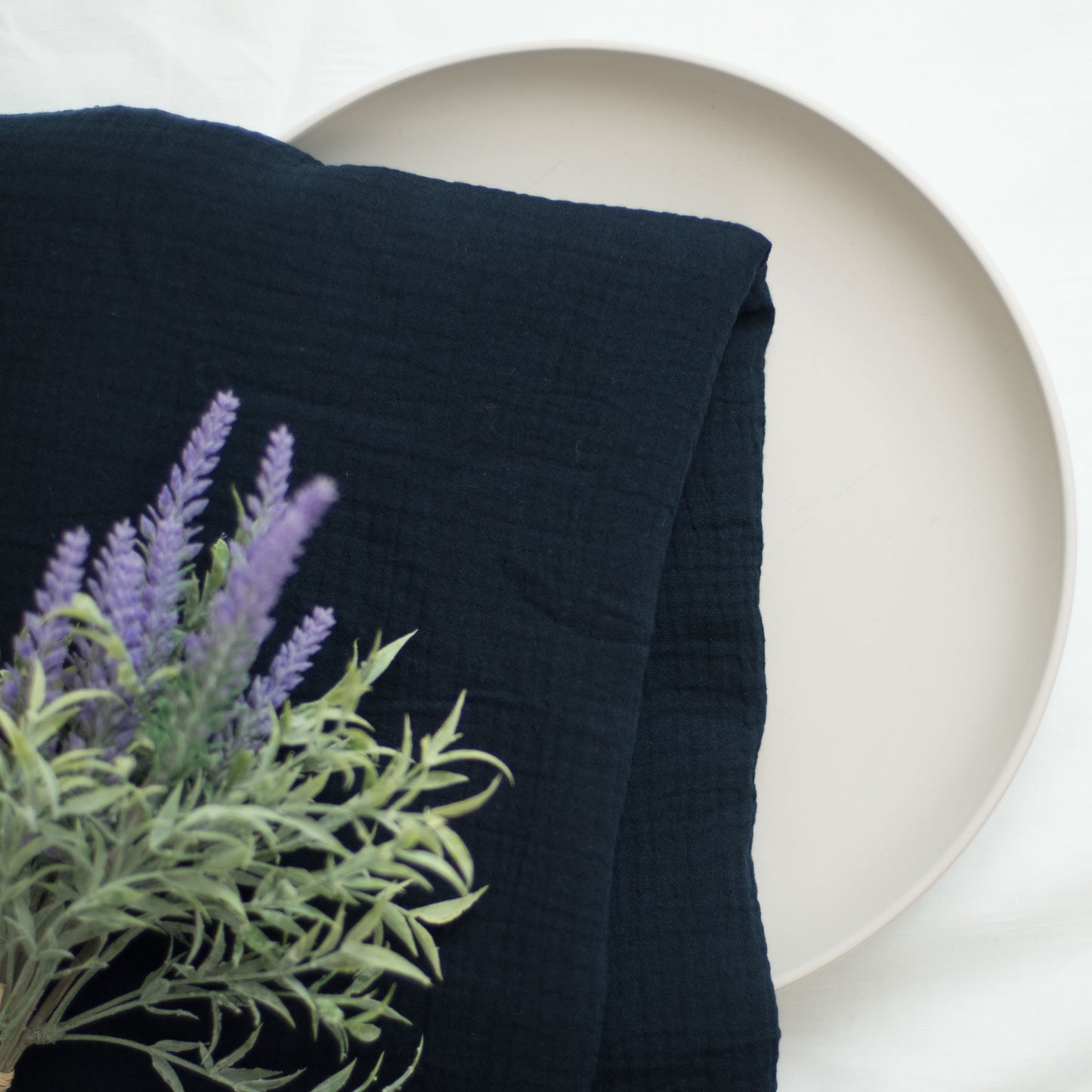 Double Gauze | Blue Black