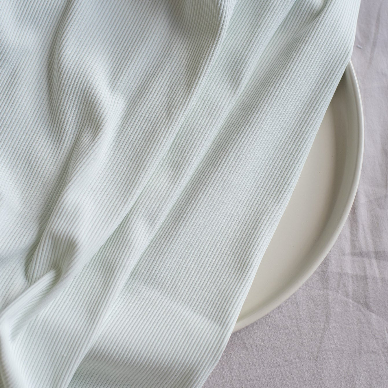 Rib Swim Fabric SPF 50+ | Ice Blue