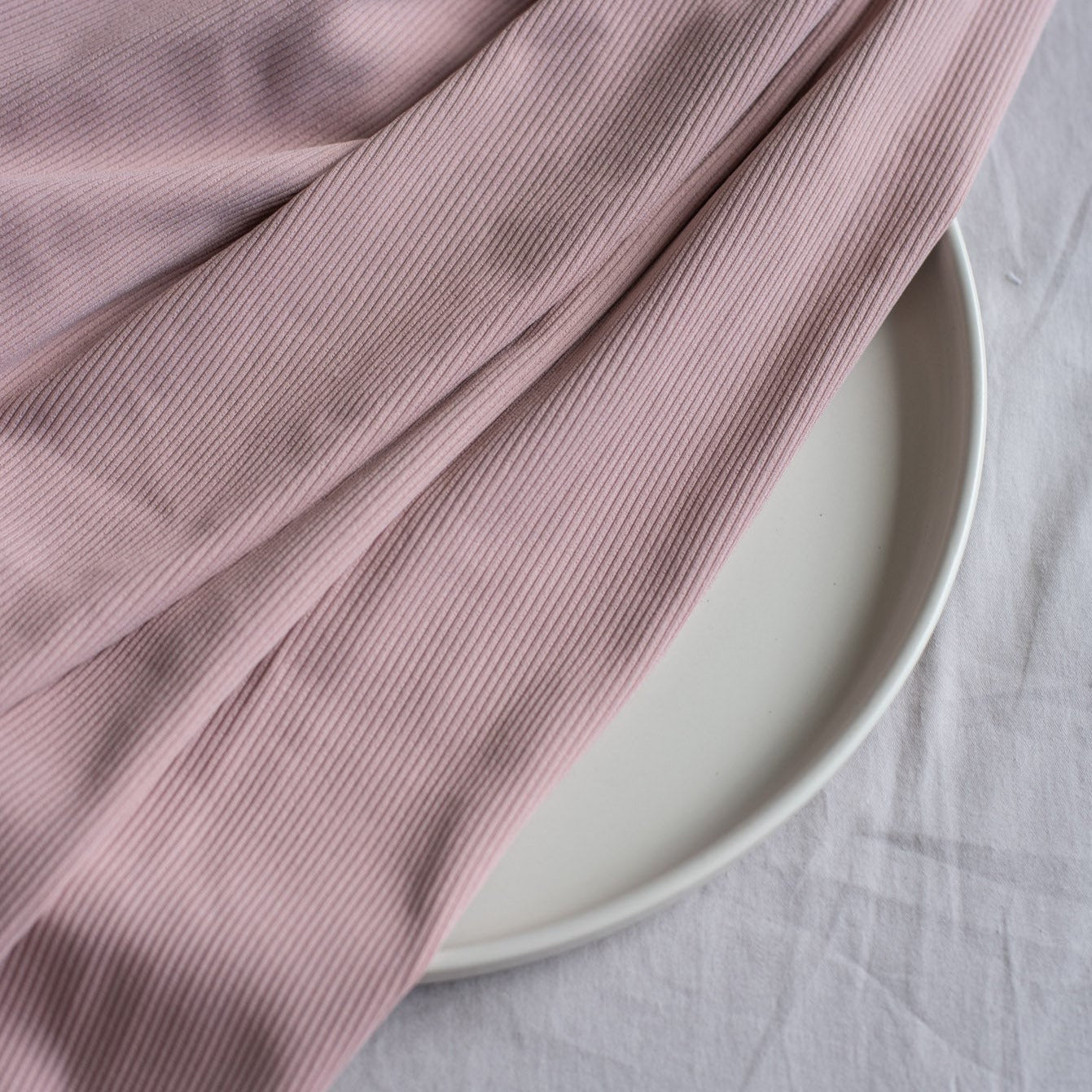 Rib Swim Fabric SPF 50+ | Mauve