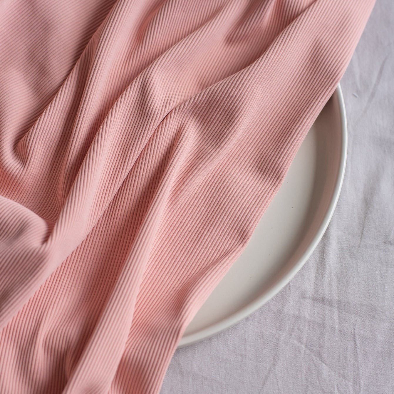 Rib Swim Fabric SPF 50+ | Peach Biege