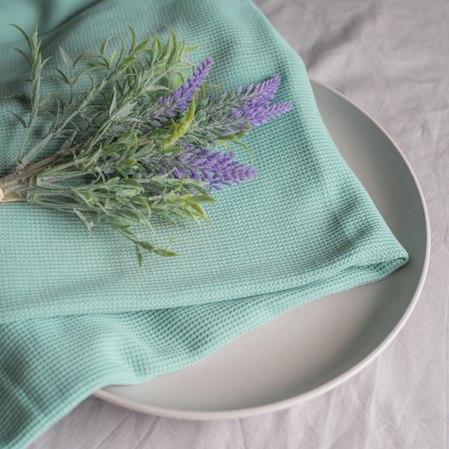 Waffle Knit | Turquoise