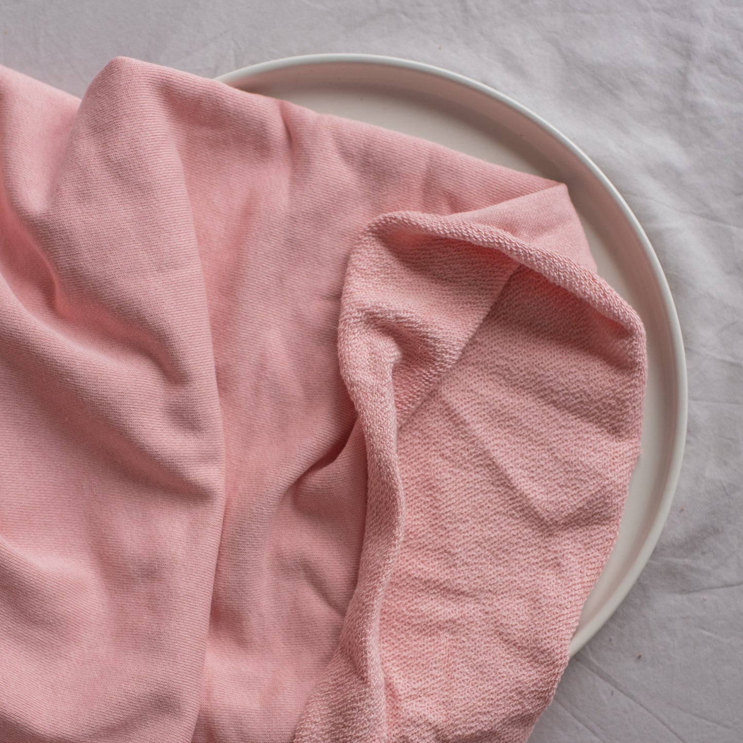 French Terry 100% Cotton Knit | Bubblegum