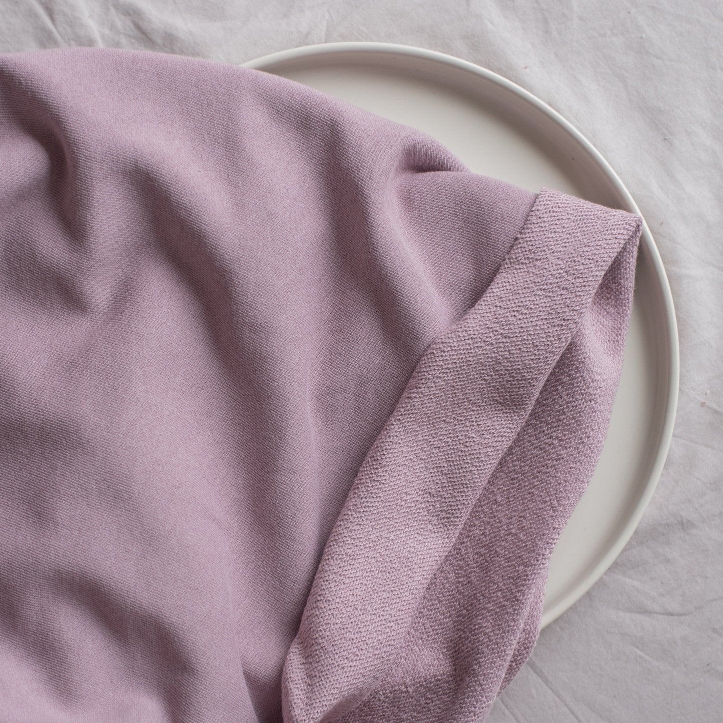 French Terry 100% Cotton Knit | Amethyst