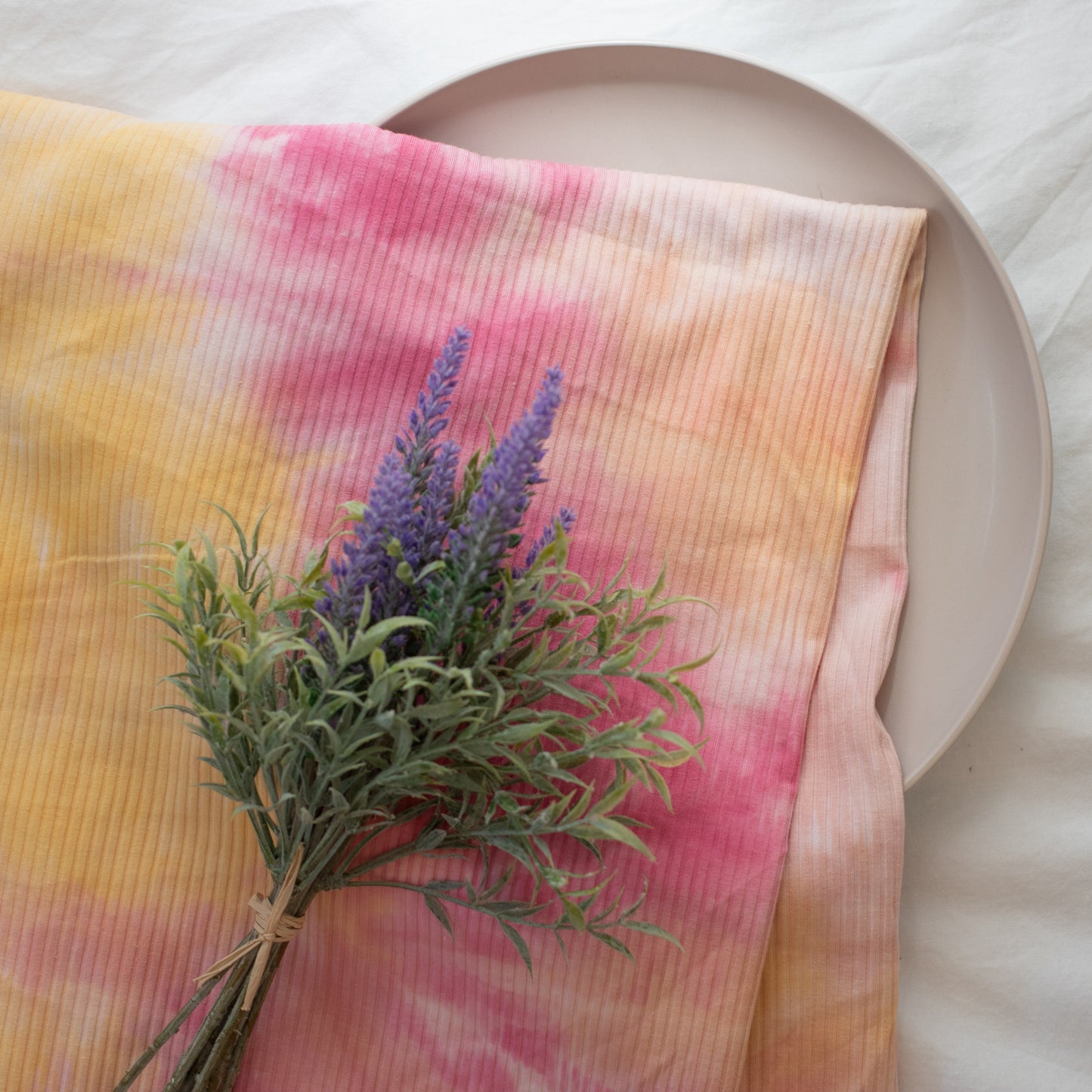 Tie Dye Ribbed Knit | Sunrise